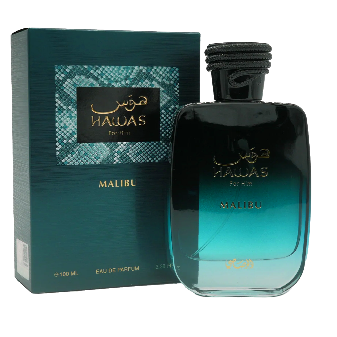 Hawas Malibu by Rasasi 100ml EDP for Men - Perfume NZ is the leading wholesale distributor of brand name perfumes and fragrances in New Zealand.