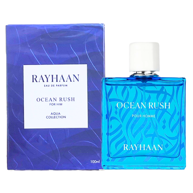 Ocean Rush by Rayhaan 100ml EDP for Men - Perfume NZ is the leading wholesale distributor of brand name perfumes and fragrances in New Zealand.