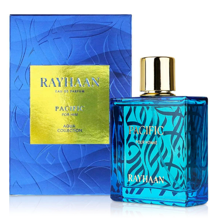Pacific by Rayhaan 100ml EDP for Men - Perfume NZ is the leading wholesale distributor of brand name perfumes and fragrances in New Zealand.