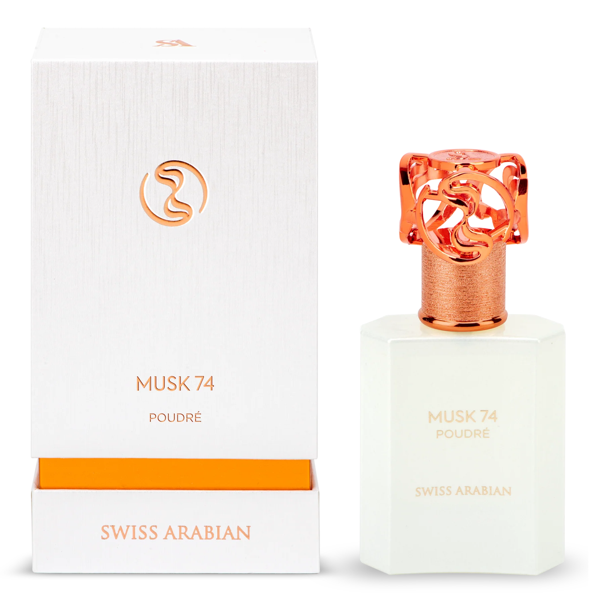 Musk 74 Poudre by Swiss Arabian 50ml EDP - Perfume NZ is the leading wholesale distributor of brand name perfumes and fragrances in New Zealand.