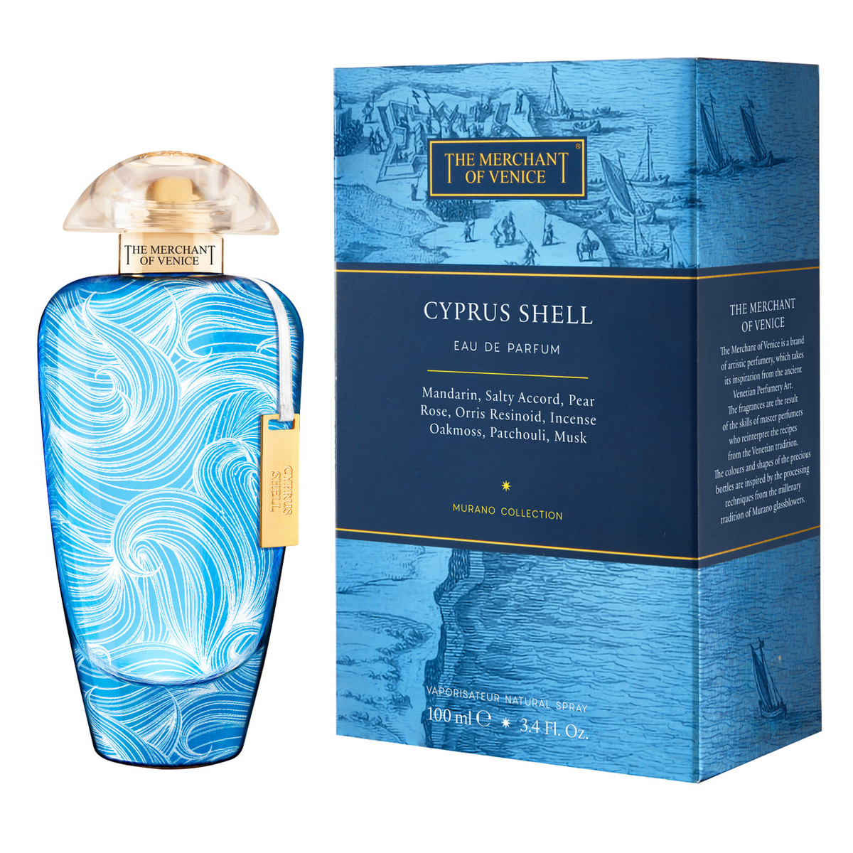 Cyprus Shell by The Merchant Of Venice 100ml EDP - Perfume NZ is the leading wholesale distributor of brand name perfumes and fragrances in New Zealand.
