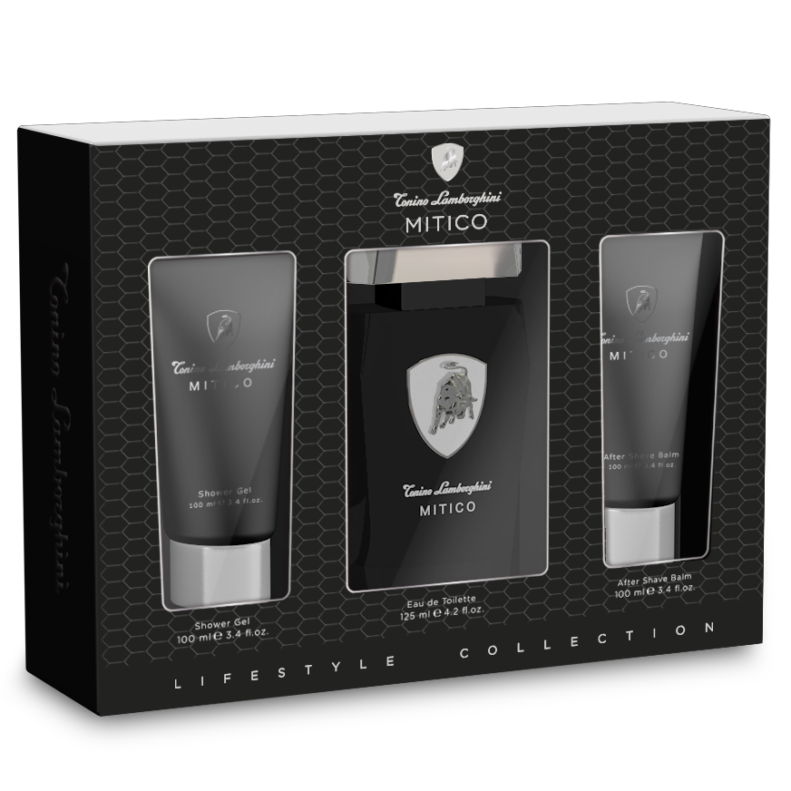 Mitico by Tonino Lamborghini 125ml EDT 3 Piece Gift Set - Perfume NZ is the leading wholesale distributor of brand name perfumes and fragrances in New Zealand.