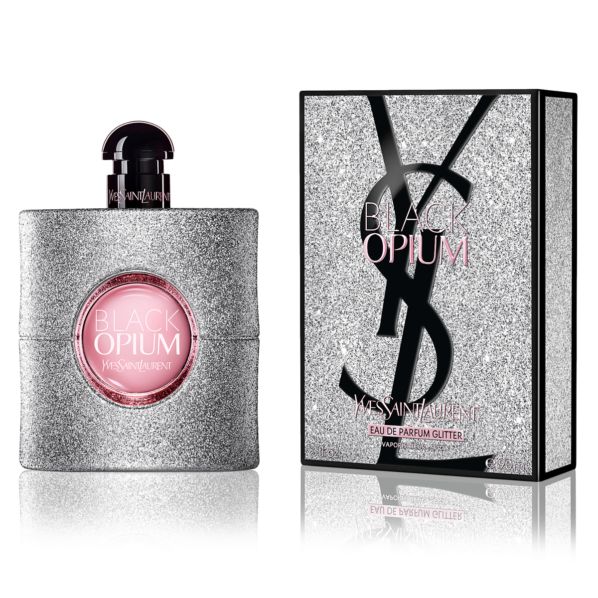 Black Opium Glitter by YSL 90ml EDP - Perfume NZ is the leading wholesale distributor of brand name perfumes and fragrances in New Zealand.